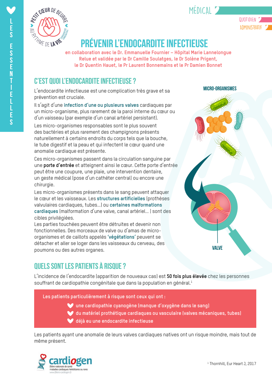 Prévenir l'endocardite infectieuse