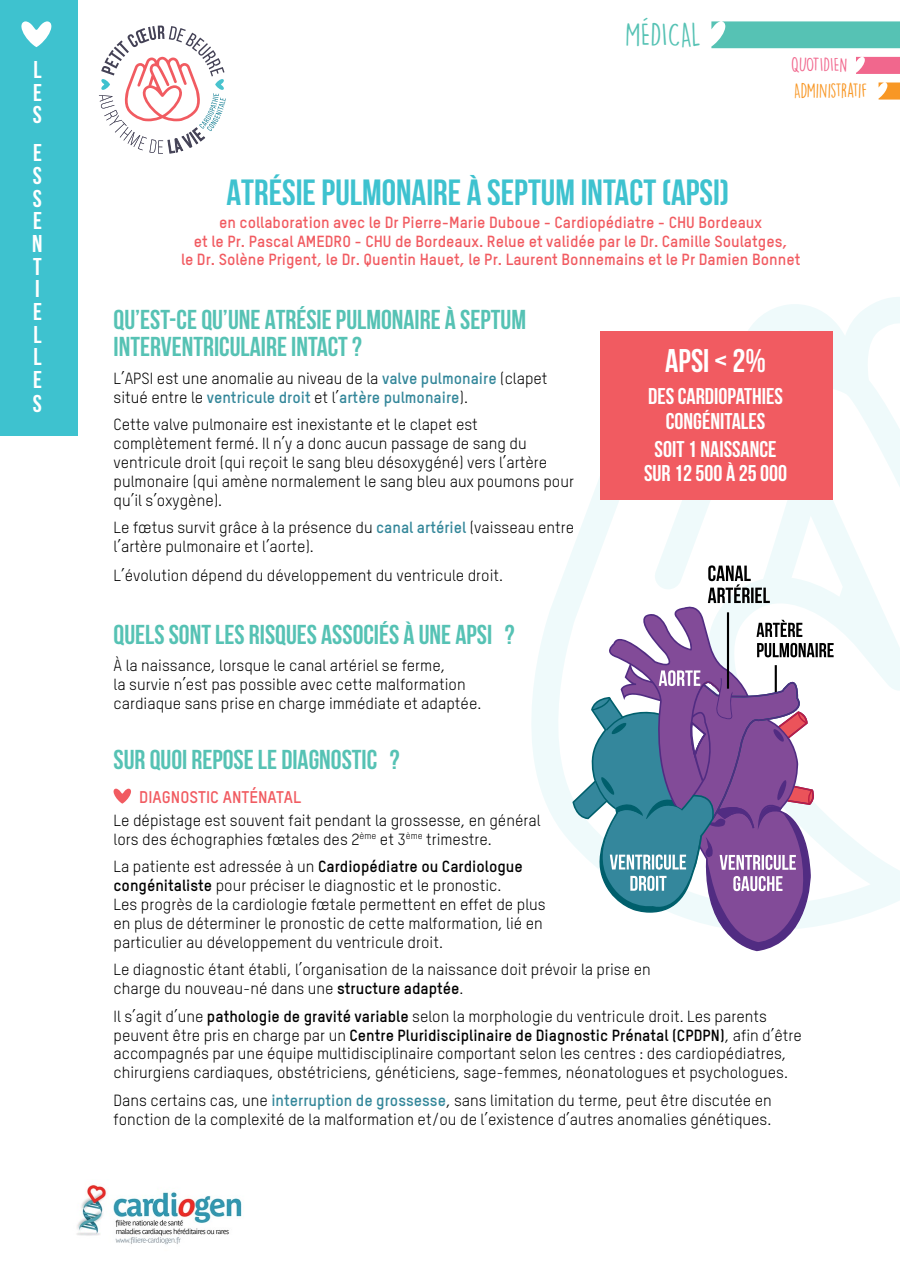 Anomalie pulmonaire (APSI)